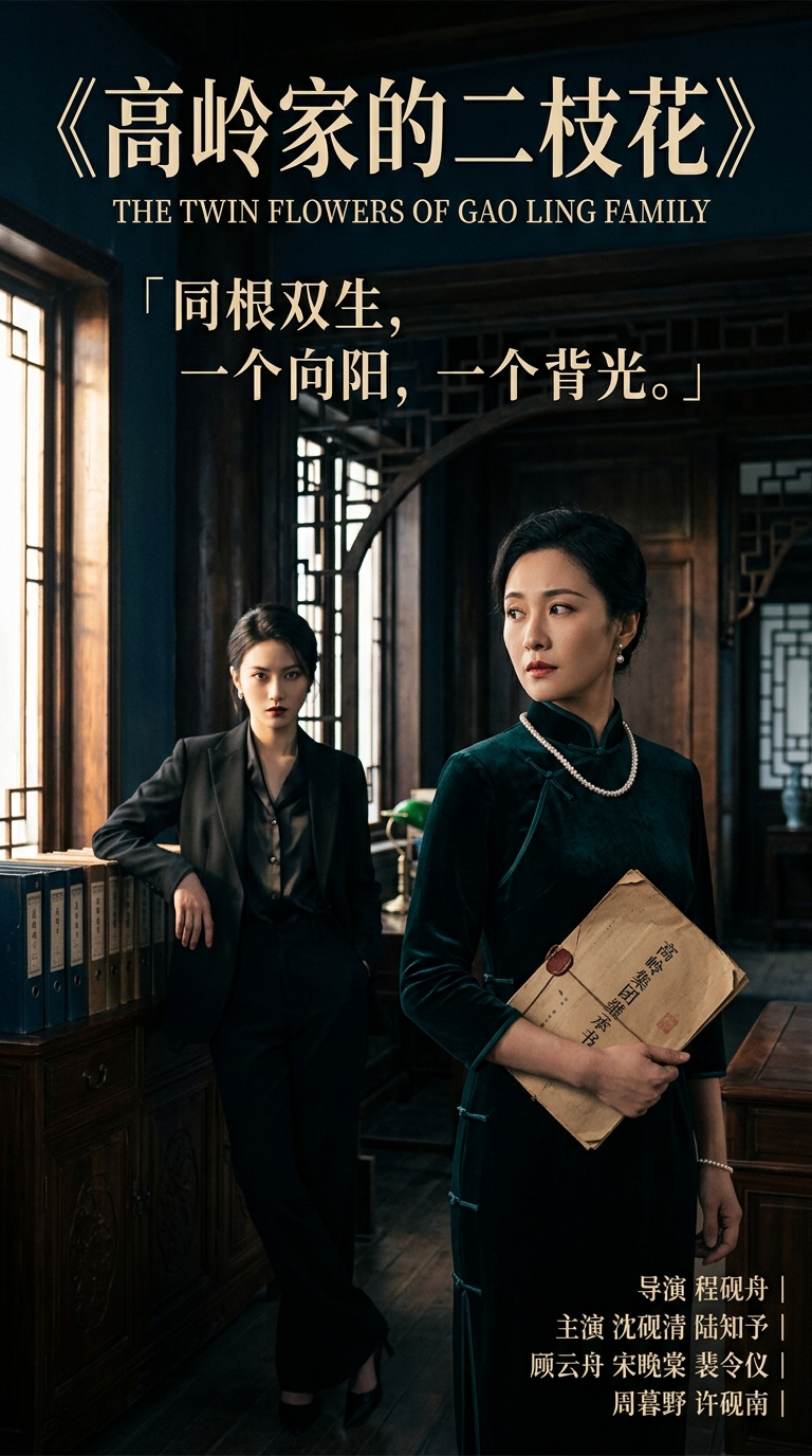 《高岭家的二枝花》主视觉海报