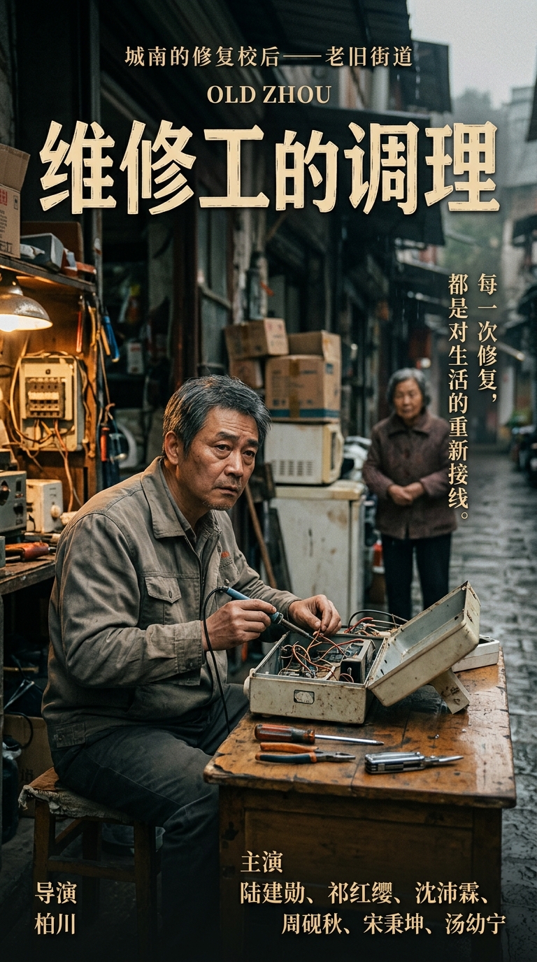 《维修工的调理》海报