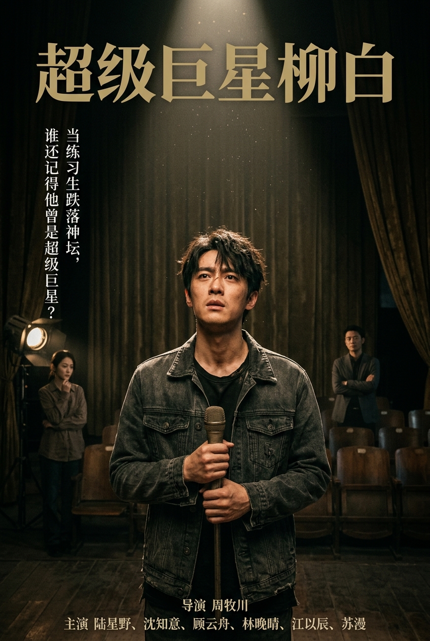 《超级巨星柳白》海报